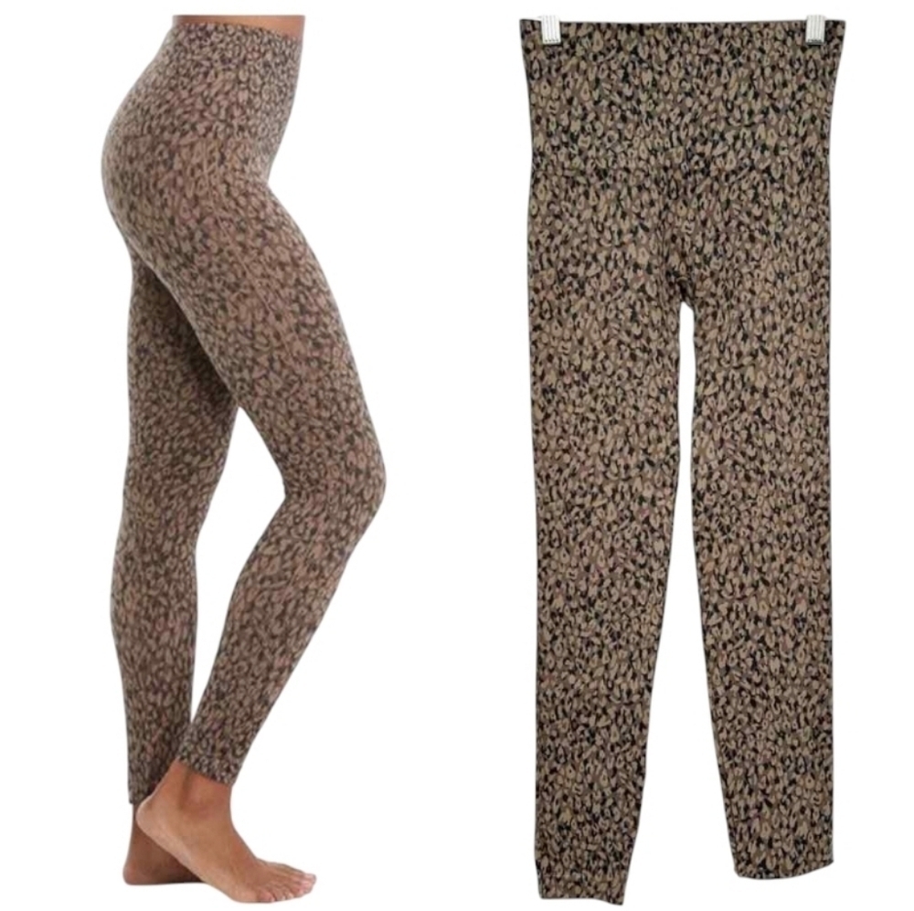 Spanx Look at Me Now Leopard Print Leggings